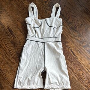 Weworewhat workout onesie white